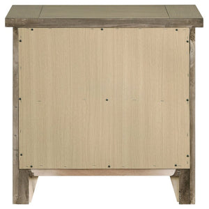 English Elm Hartley Vineyard Oak Queen Bedroom Set with Storage Bed and Slatted Headboard B2777S00611