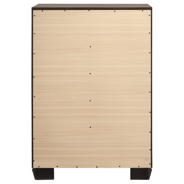English Elm Keaton Queen Bedroom Set Mid-Century Taupe Oak Grain Storage Bed with Nightstands B2777S00627