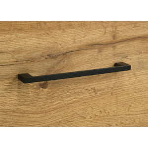 English Elm Kingsley Mid-Century Full Bedroom Set with Weathered Wood Finish and Matte Black Pulls B2777S00637