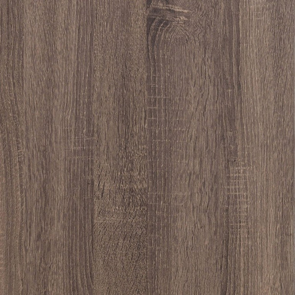 English Elm Camden Barrel Oak King Bedroom Set with Storage Bed Dresser Mirror and Nightstands B2777S00793