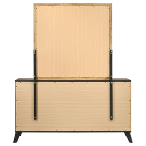 English Elm Pinehurst Queen Bedroom Set Mid-Century Modern Panel Bed with Dresser and Nightstands B2777S00831