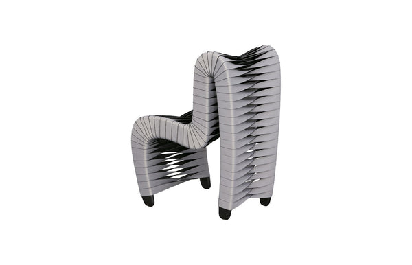 Phillips Collection Seat Belt Chair - Playful Modern Design for Kids, Durable Construction, Perfect for Playrooms & Nurseries Kid Sized, Gray B3061GG