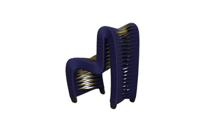 Phillips Collection Seat Belt Chair - Playful Modern Design for Kids, Durable Construction, Perfect for Playrooms & Nurseries Kid Sized, Navy B3061NB