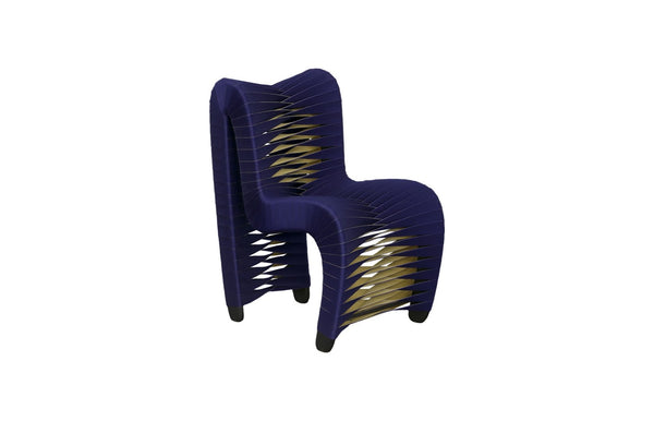 Phillips Collection Seat Belt Chair - Playful Modern Design for Kids, Durable Construction, Perfect for Playrooms & Nurseries Kid Sized, Navy B3061NB