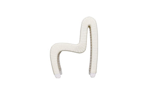 Phillips Collection Seat Belt Chair - Playful Modern Design for Kids, Durable Construction, Perfect for Playrooms & Nurseries Kid Sized, White B3061WZ