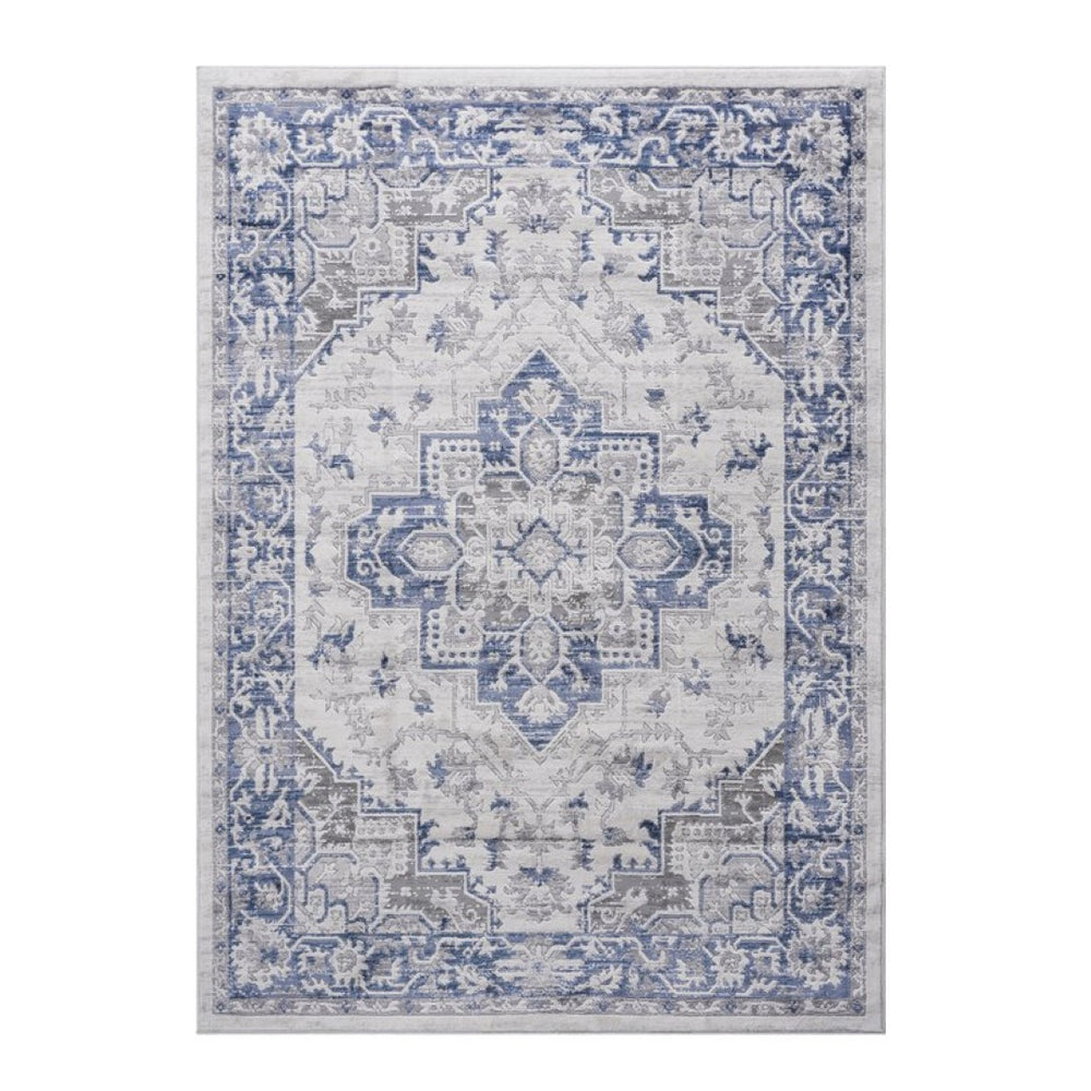 English Elm Loom and Luxe Oriental Loop Pile Area Rug Stain Resistant for Living or Dining Rooms B335P289413