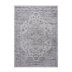 English Elm Loom and Luxe Oriental Area Rug Stain Resistant Synthetic Flatweave for Any Room B335P289418