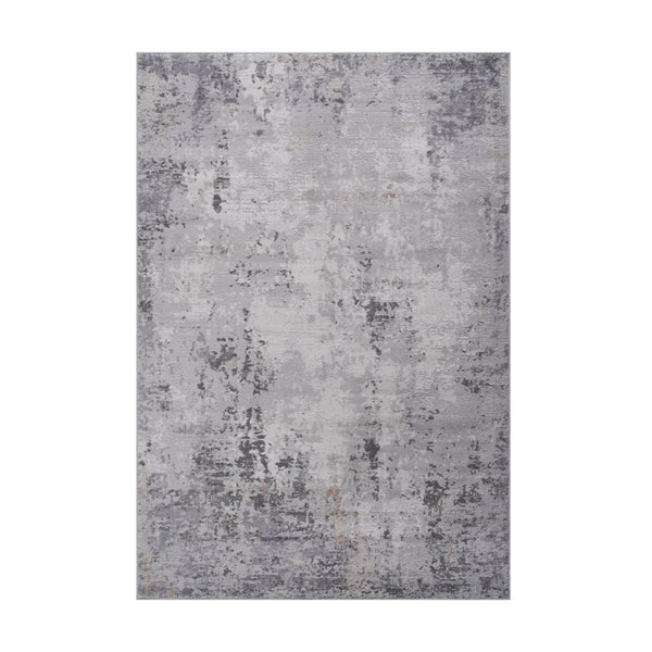 English Elm Loom and Luxe Abstract Ivory Sand Stain Resistant Area Rug for Living Room Spaces B335P289428
