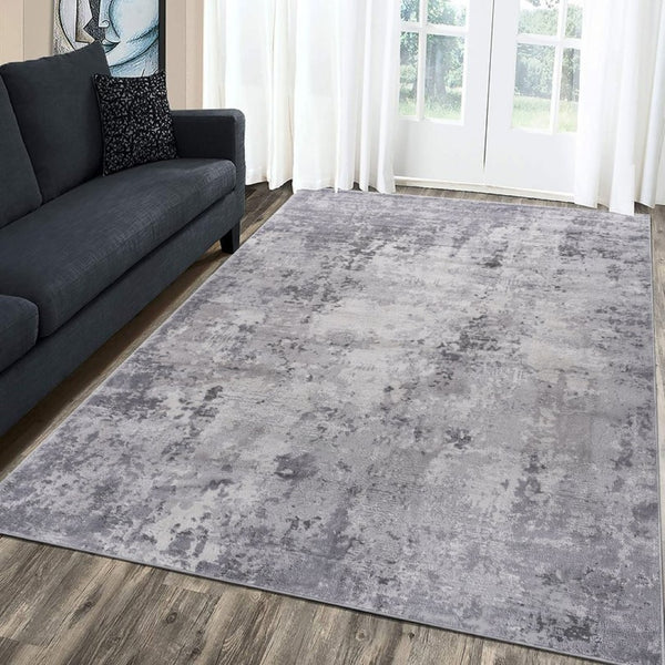 English Elm Loom and Luxe Abstract Loop Pile Area Rug Stain Resistant for Living or Dining Rooms B335P289438