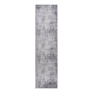 English Elm Loom and Luxe Oriental Machine Woven Stain Resistant Synthetic Loop Pile Area Rug Light Grey B335P289440