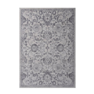 English Elm Loom and Luxe Oriental Synthetic Area Rug Stain Resistant Low Pile for Living Room B335P289447