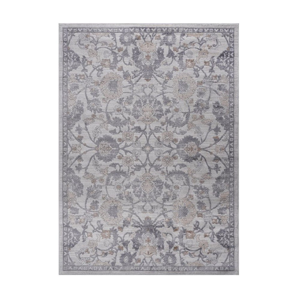 English Elm Loom and Luxe Oriental Loop Pile Area Rug Stain Resistant for Living Dining Spaces B335P289455
