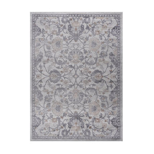 English Elm Loom and Luxe Oriental Loop Pile Area Rug Stain Resistant for Living Dining Spaces B335P289455
