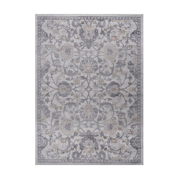 English Elm Loom and Luxe Oriental Loop Pile Area Rug Stain Resistant for Living Dining Spaces B335P289455