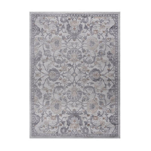 English Elm Loom and Luxe Oriental Machine Woven Stain Resistant Synthetic Loop Pile Area Rug Sand B335P289457