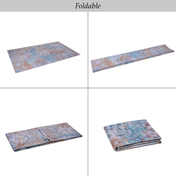 English Elm Loom and Luxe Washable Vintage Area Rug with Non-slip Backing for Any Room Yellow/Cream B335P289953