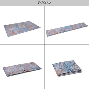 English Elm Loom and Luxe Washable Low Pile Area Rug Bohemian Style for Living Room or Bedroom Yellow/Cream B335P289954