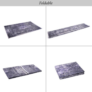 English Elm Loom and Luxe Washable Vintage Area Rug with Non-slip Backing for Any Room Anthracite B335P289960