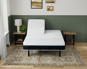 English Elm Copper Lux Gel Memory Foam Mattress with Phase Change Cooling for Adjustable Bases Split Top California King 12" B337P292884