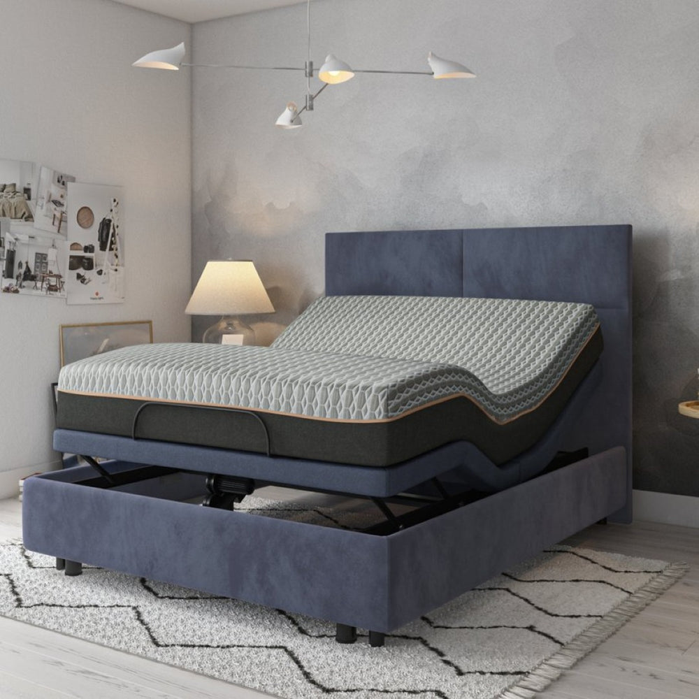 English Elm Copper Infused Hybrid Mattress with Pocketed Coils and Cooling Memory Foam Support B337P292893