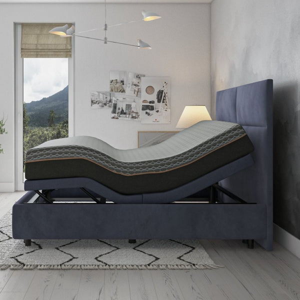 English Elm Copper Infused Hybrid Mattress with Pocketed Coils and Cooling Memory Foam Support B337P292893