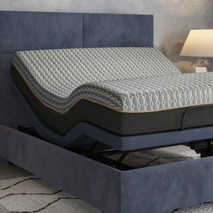 English Elm Copper Infused Hybrid Mattress with Pocketed Coils and Cooling Memory Foam Support B337P292893