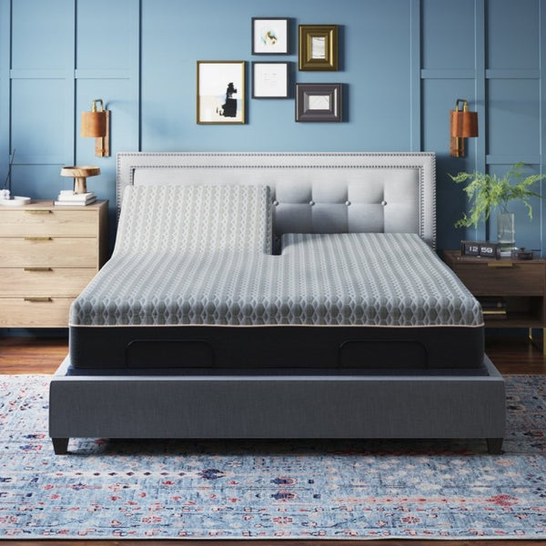 English Elm Copper Infused Hybrid King Mattress with Pocketed Coils and Cooling Memory Foam Layer B337P292900