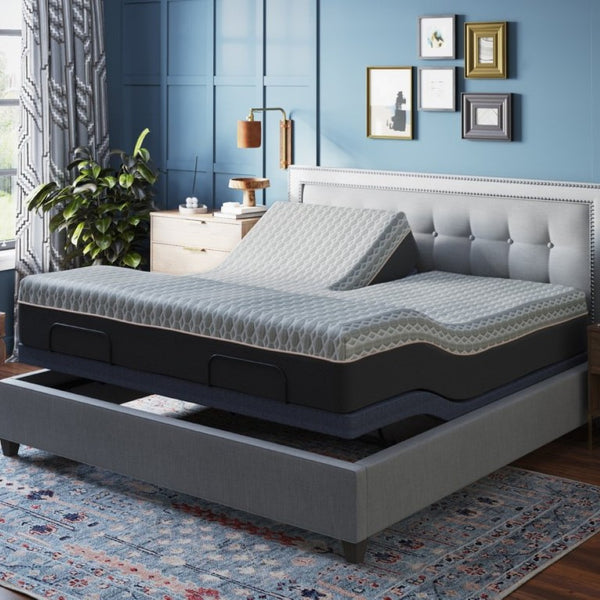 English Elm Copper Infused Hybrid King Mattress with Pocketed Coils and Cooling Memory Foam Layer B337P292900