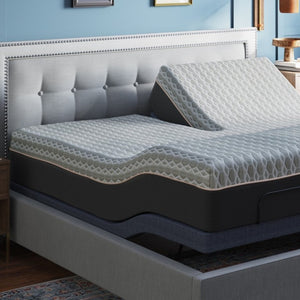 English Elm Copper Infused Hybrid King Mattress with Pocketed Coils and Cooling Memory Foam Layer B337P292900