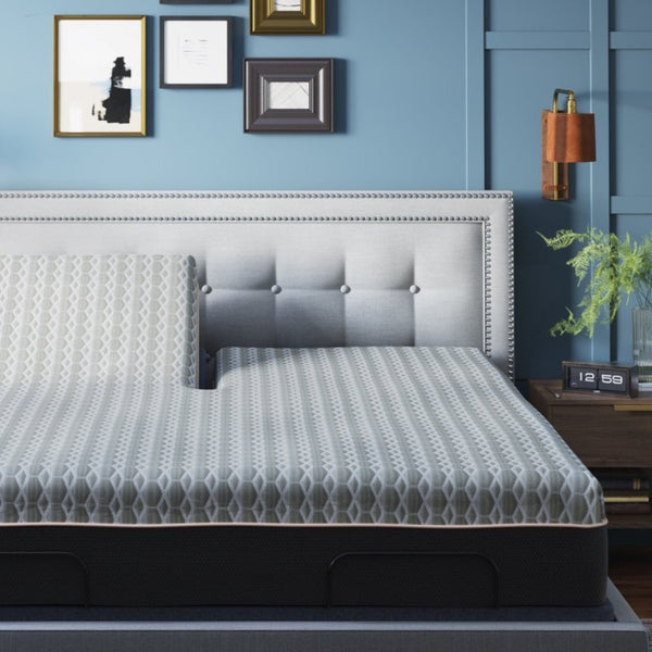 English Elm Copper Infused Hybrid King Mattress with Pocketed Coils and Cooling Memory Foam Layer B337P292900