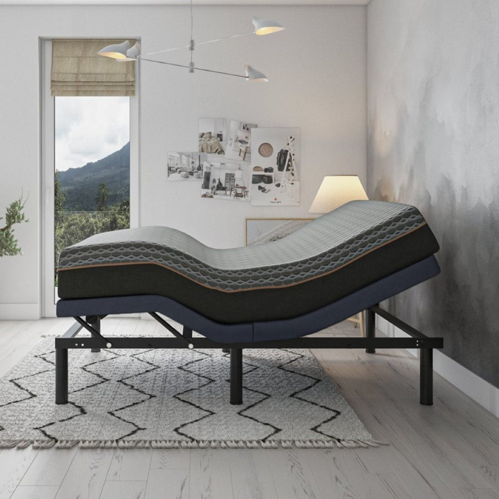 English Elm Copper Infused Hybrid Mattress with Pocketed Coils and Cooling Foam Sleep Support B337P292901