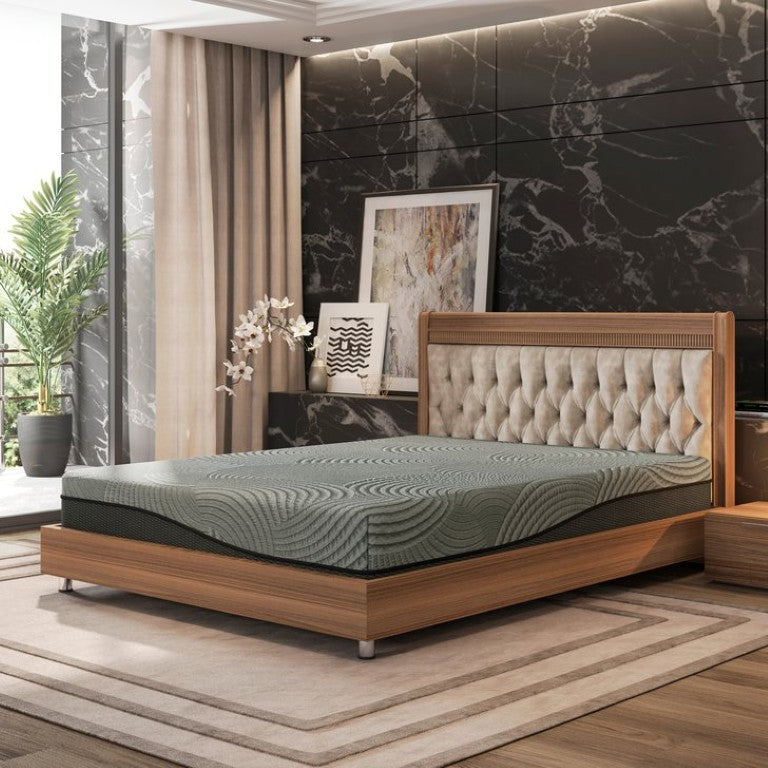 English Elm Gel Max Memory Foam California King Mattress with Cooling Layers for Deep Support B337P303749