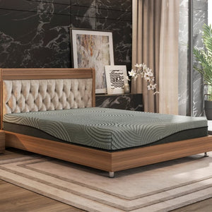 English Elm Gel Max Memory Foam California King Mattress with Cooling Layers for Deep Support B337P303749