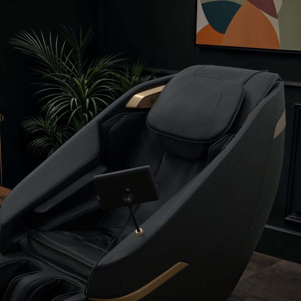 English Elm Global Home Zero Gravity Shiatsu Recliner with Lumbar Heat and Tablet Control B339P343782