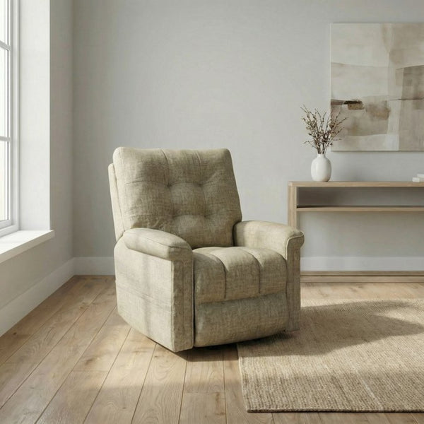 English Elm Velour Power Lift Recliner Chair with Usb Port and Full Recline for Living Room B339P464665