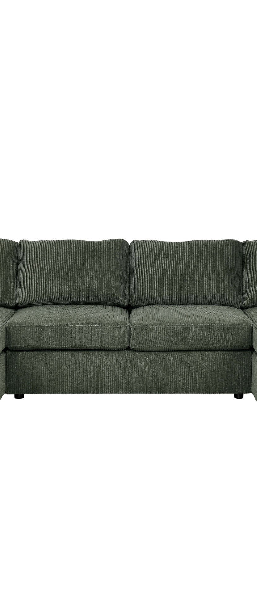 English Elm D94015-lv Corduroy Modular Sectional 3 Piece Foam Cushion Seating for Modern Living B343P311419