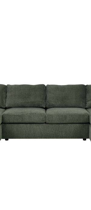 English Elm D94015-lv Corduroy Modular Sectional 3 Piece Foam Cushion Seating for Modern Living B343P311419