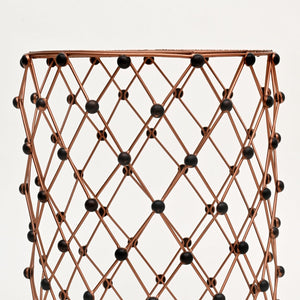 English Elm Rustic Charm Iron Wire Nesting Stool Set of Three for Entryway or Living Room B346P324840