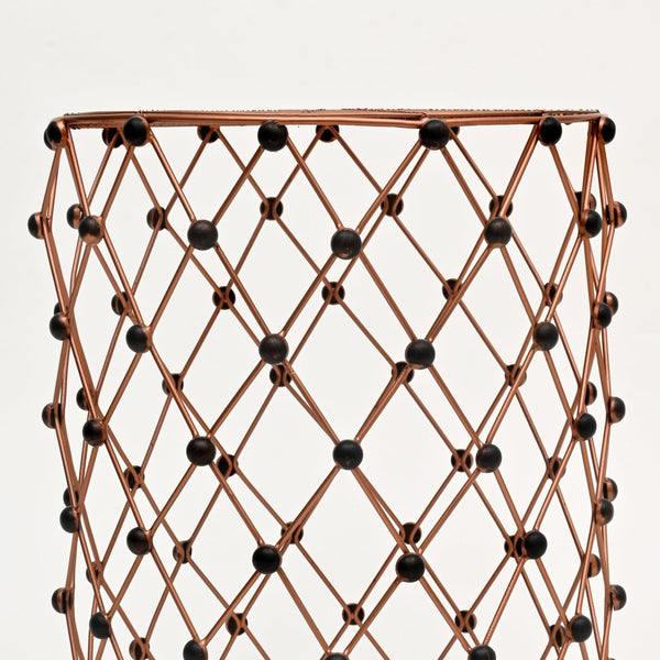 English Elm Rustic Charm Iron Wire Nesting Stool Set of Three for Entryway or Living Room B346P324840
