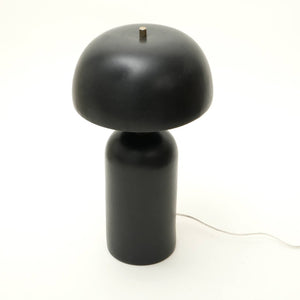 English Elm Decorative Handcrafted Ceramic Table Lamp Beige Base Black Shade Warm Ambient Glow B346P325423