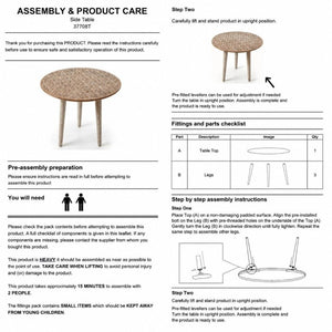 English Elm Handcrafted Solid Mango Wood Round Side Table with Floral Carved Antique Gray Finish B346P544515