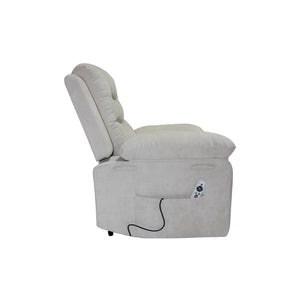 English Elm Modern Power Lift Recliner with Full Chaise Body and Whisper Quiet Electric Rail B347P327590