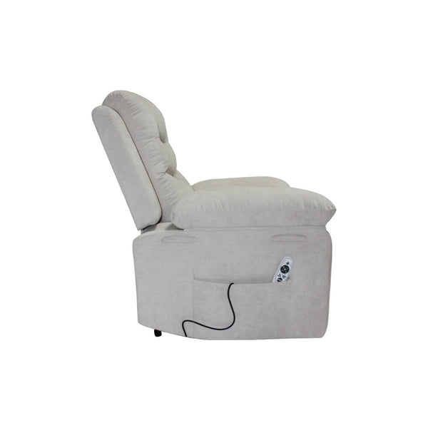 English Elm Modern Power Lift Recliner with Full Chaise Body and Whisper Quiet Electric Rail B347P327590