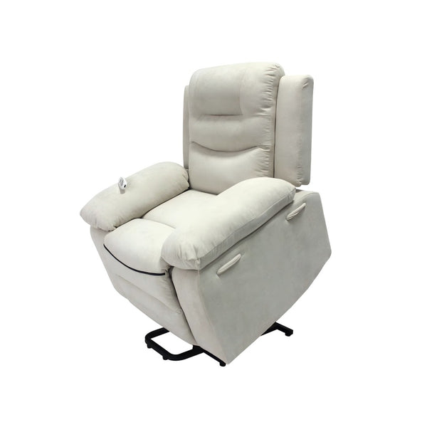 English Elm Modern Power Lift Recliner with Full Chaise Body and Whisper Quiet Electric Rail B347P327590