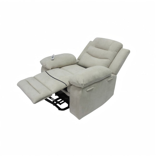 English Elm Modern Power Lift Recliner with Full Chaise Body and Whisper Quiet Electric Rail B347P327590