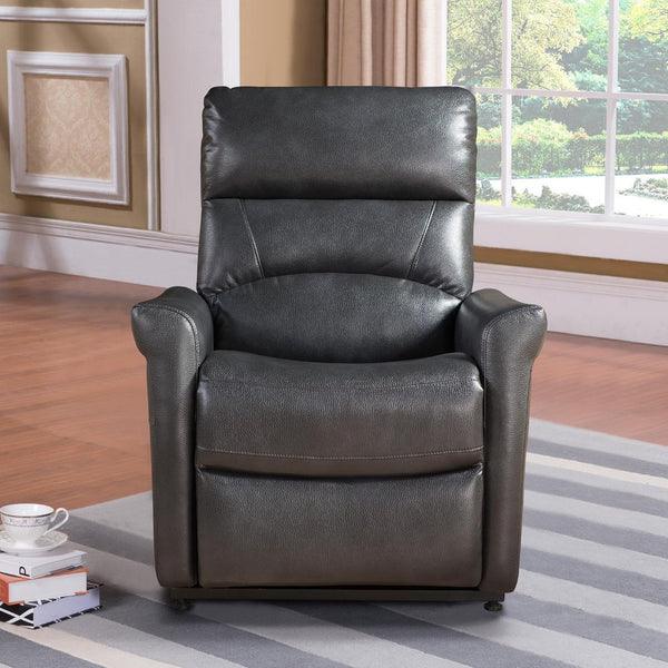 English Elm Contemporary Power Lift Recliner Chair in Faux Leather for Living Room Daily Use B347P340261