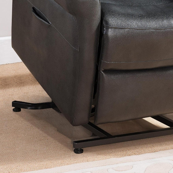 English Elm Contemporary Power Lift Recliner Chair in Faux Leather for Living Room Daily Use B347P340261