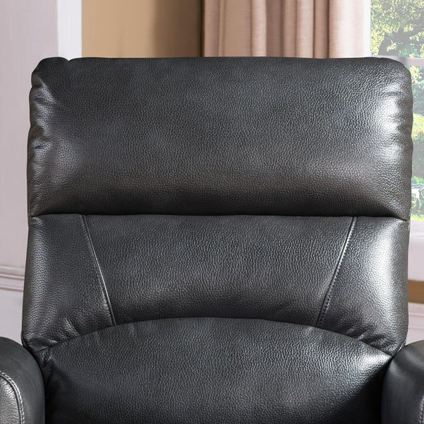 English Elm Contemporary Power Lift Recliner Chair in Faux Leather for Living Room Daily Use B347P340261