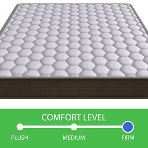 English Elm 6 Inch Low Profile Full Mattress with Pocket Coils for Bunk Beds and Guest Rooms B347P347464