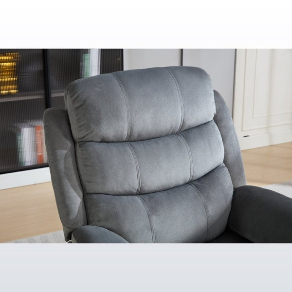 English Elm Steph Fabric Recliner with Lumbar Massage for Modern Living Room Relaxation B347P348742
